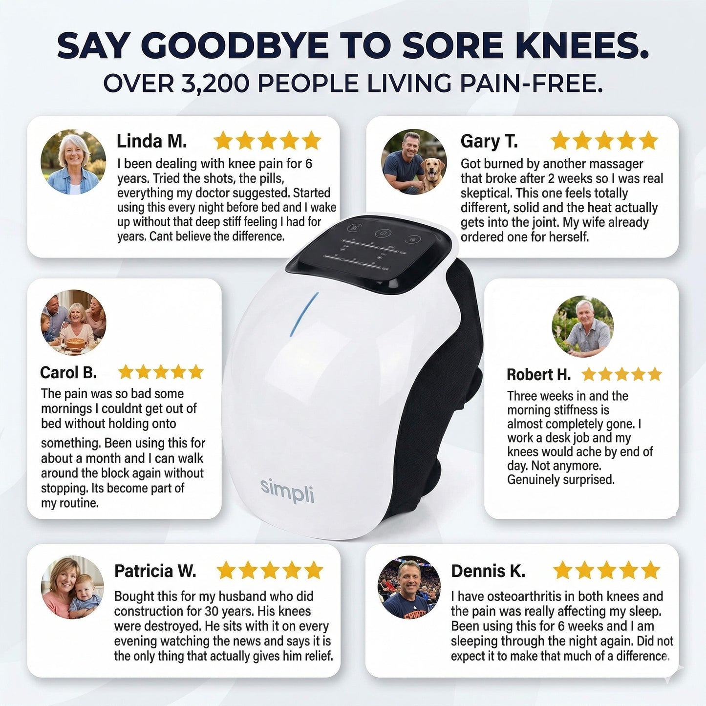 Heated Knee Relief Massager