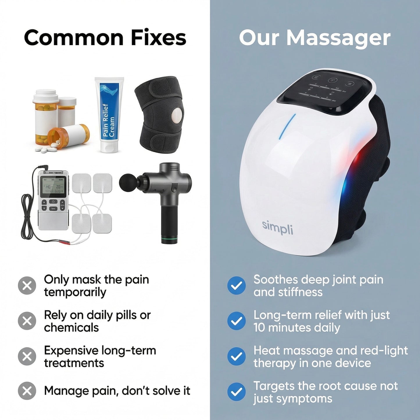 Heated Knee Relief Massager