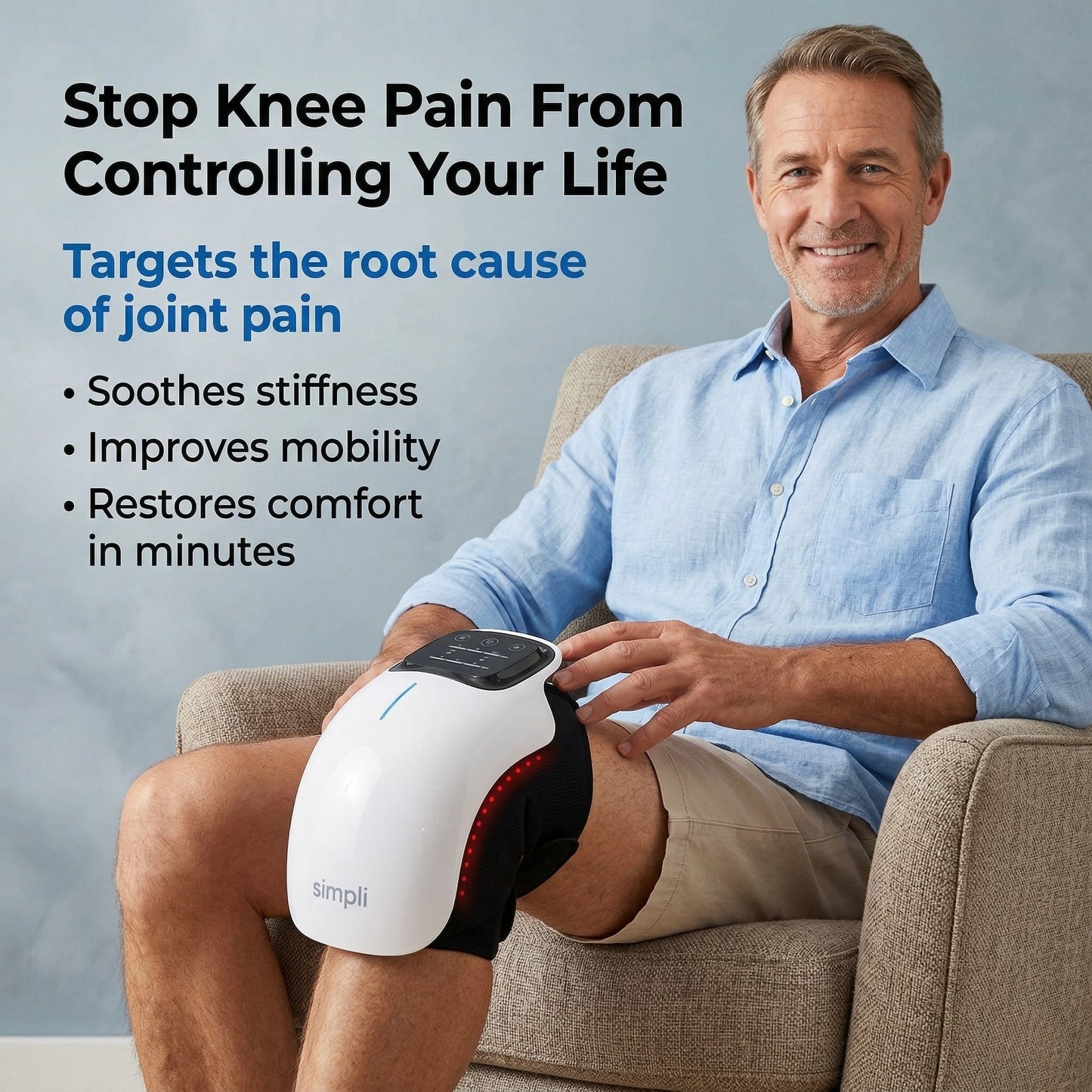 Heated Knee Relief Massager